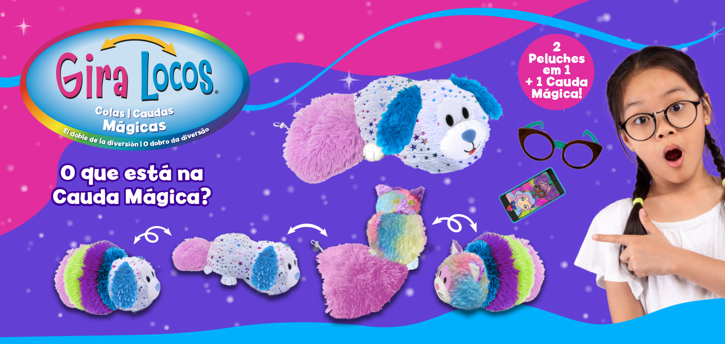 Gira Locos - Peluches Caudas Mágicas